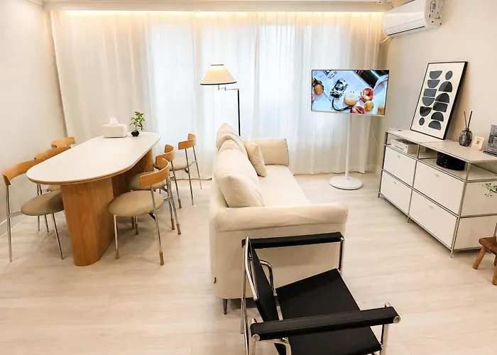 Airport Rail Dmc House Hongdae & Easy Access#501 Appartement Seoel
